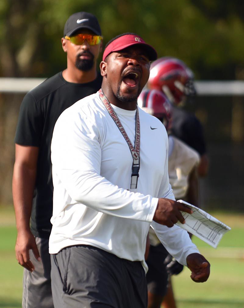 Dothan High Wolves begin football practice